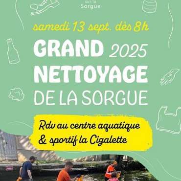 Grand nettoyage de la Sorgue
