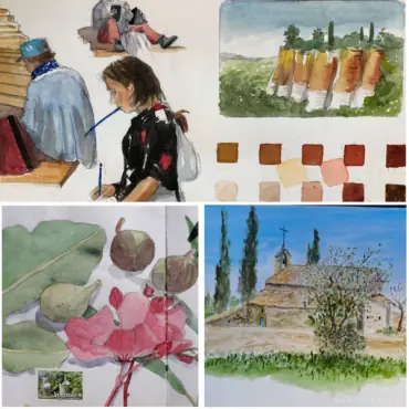 Séjour artistique :  Carnet de voyage du 10 au 17 Avril