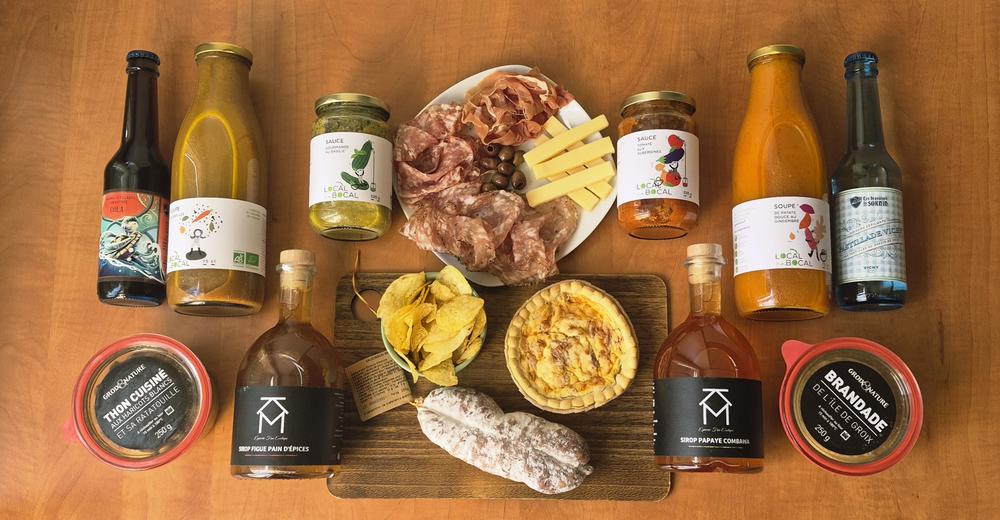 Produits  du terroir en vente dans les lockers