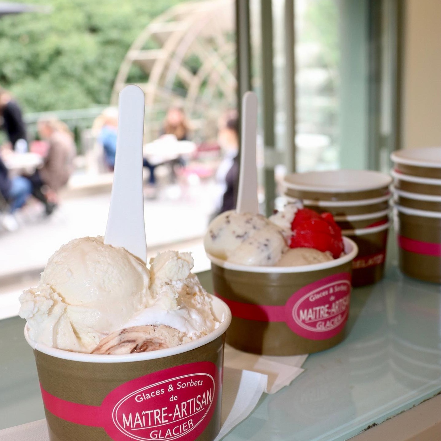pot de glace à emporter 