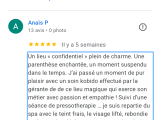 Avis clients ?