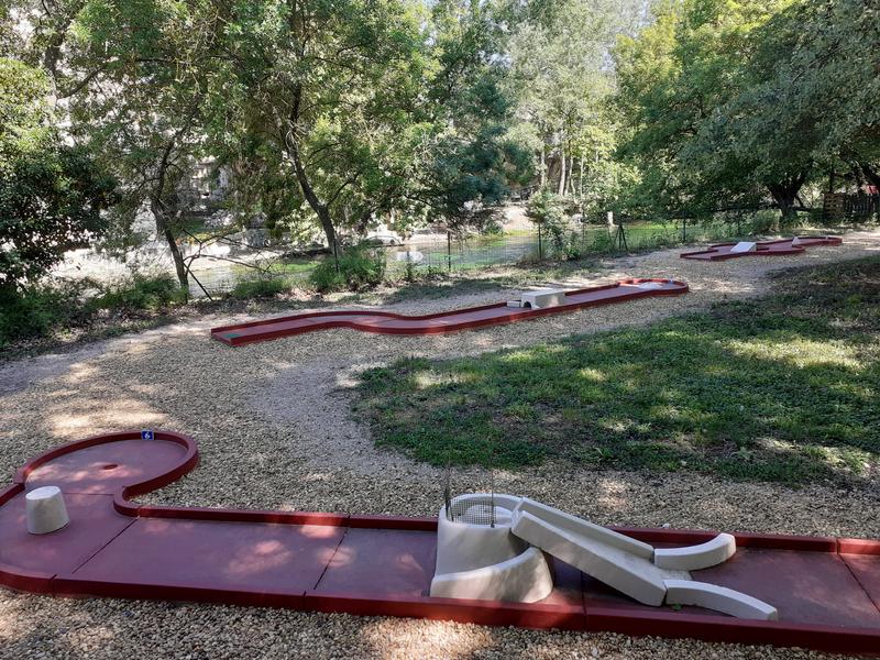 Mini golf parcours 