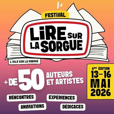 Festival littéraire Lire sur la Sorgue 2026