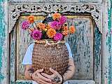 panier de fleurs