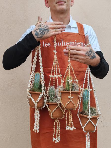 présentation de portes cactus en coquillage