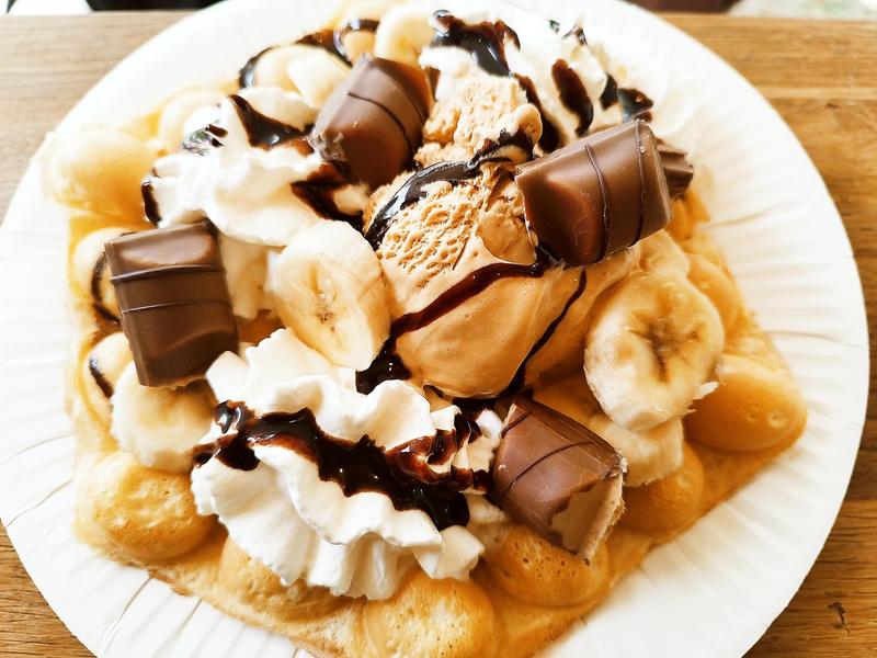 Gaufre nutella kinder bueno 
