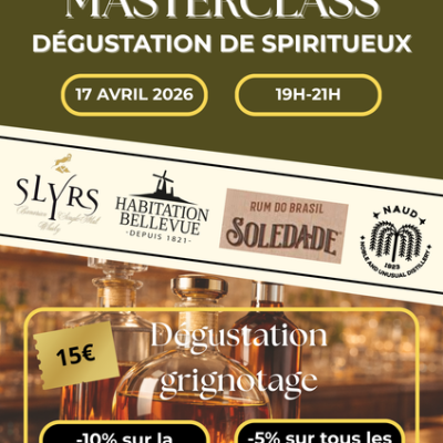 MASTERCLASS SPIRITUEUX 