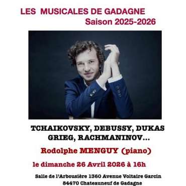 Musicales de Gadagne concert du 26 avril 2026
