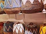 Paniers en liane de banane