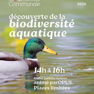 Atlas de la Biodiversité Communale - découverte de la biodiversité aquatique
