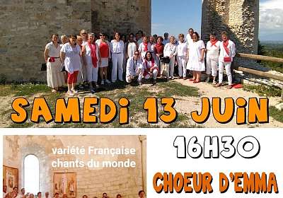 Le chœur d'EMMA et Chor'à L'Isle  au Château de Thouzon