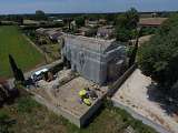 Campagne de fouilles archéologiques du cimetière et travaux de réhabilitation en cours, 2017