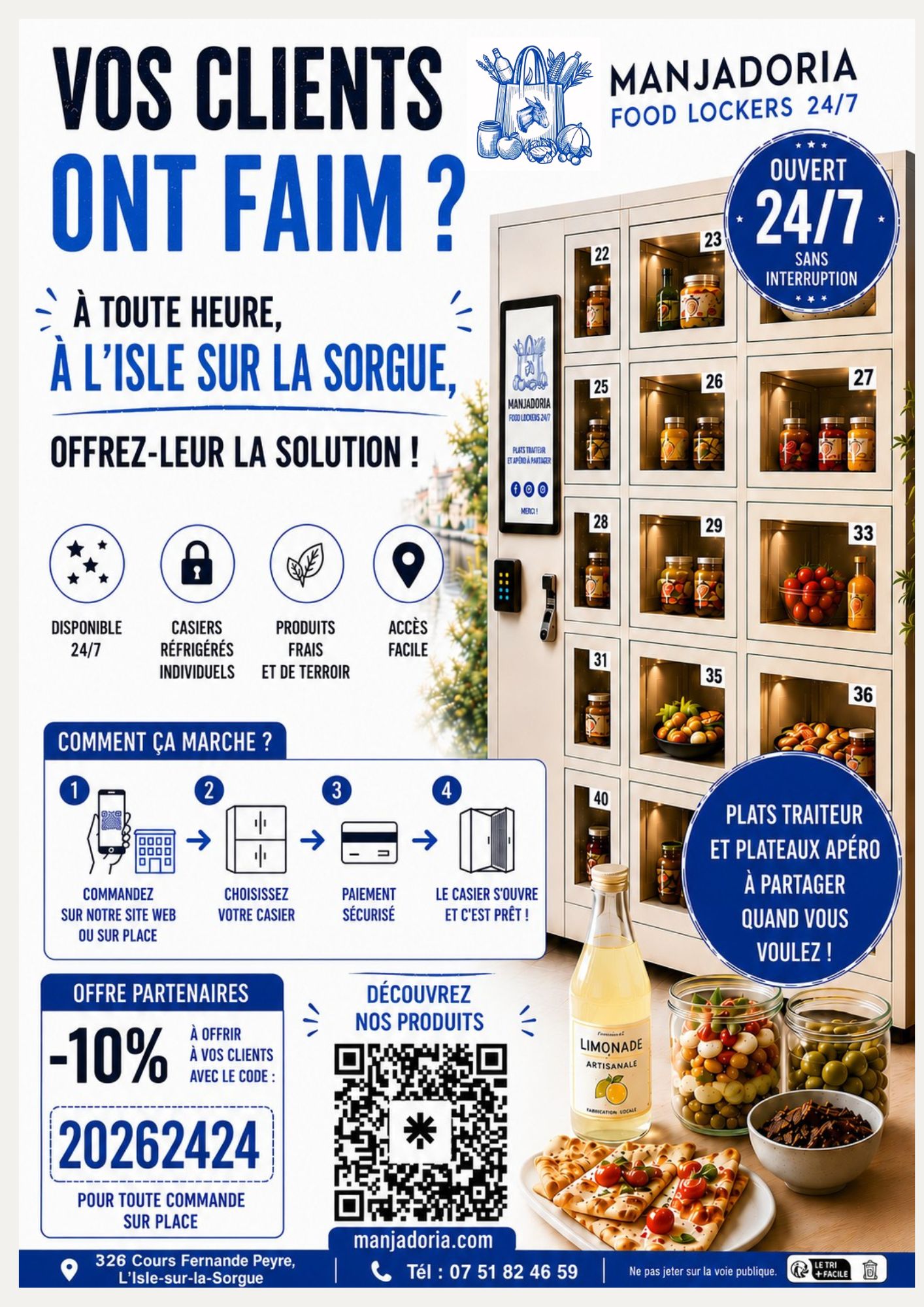 Flyer casier food lockers