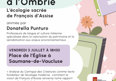 Conférence du Vaucluse à l'Ombrie