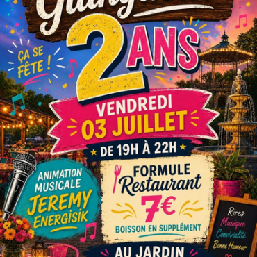 Les 2 ans de La Guinguette, ça se fête !