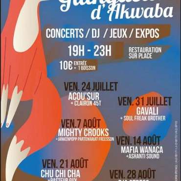 Les Guinguettes d'Akwaba - concerts / DJ / jeux / expos