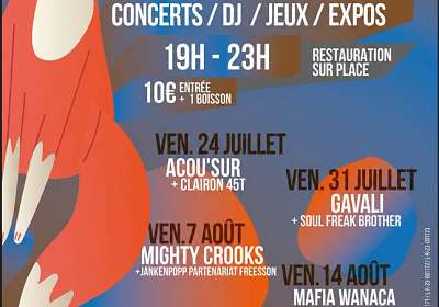 Les Guinguettes d'Akwaba - concerts / DJ / jeux / expos