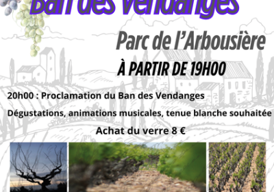 Ban des Vendanges 2026