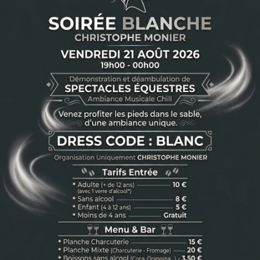 Soirée Blanche Chez Christophe Monier