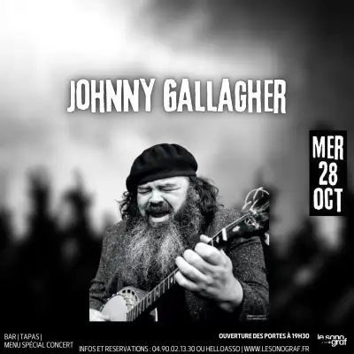 Johnny Gallagher en concert au Sonograf