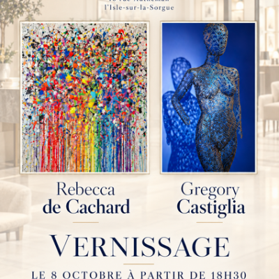 Vernissage exposition Rebecca de Cachard et Grégory Castiglia