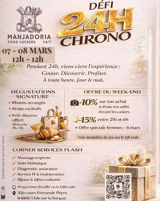 24h Chrono chez Manjadoria