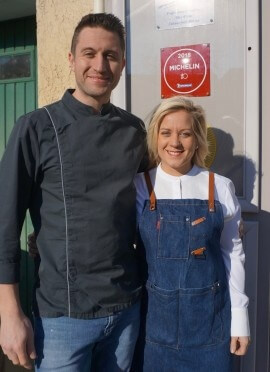 photographie du couple de propriétaires du Bib Gourmand