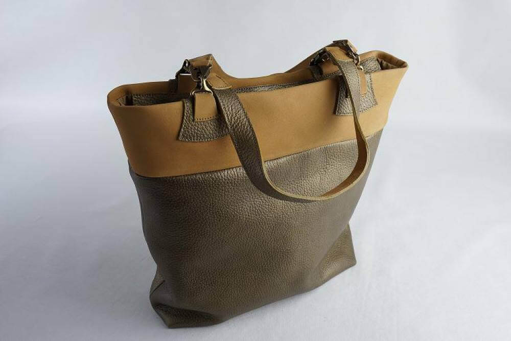Sac en cuir maroquinons marron