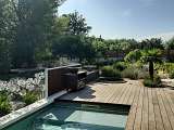 Vue sur le jardin, le verger