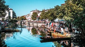 Le marché flottant